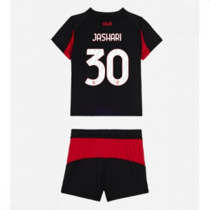 Echipament fotbal AC Milan Ardon Jashari #30 Tricou Acasa 2025-26 pentru copii set