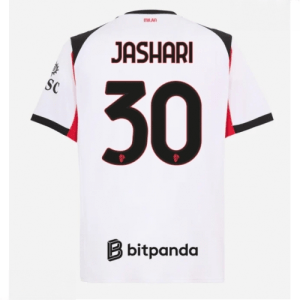Echipament fotbal AC Milan Ardon Jashari #30 Tricou Deplasare 2025-26 pentru bărbați
