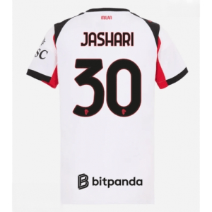 Echipament fotbal AC Milan Ardon Jashari #30 Tricou Deplasare 2025-26 pentru femei mânecă scurtă