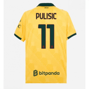 Echipament fotbal AC Milan Christian Pulisic #11 Tricou Treilea 2025-26 pentru bărbați