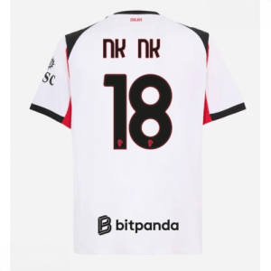 Echipament fotbal AC Milan Christopher Nkunku #18 Tricou Deplasare 2025-26 pentru bărbați