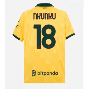 Echipament fotbal AC Milan Christopher Nkunku #18 Tricou Treilea 2025-26 pentru bărbați