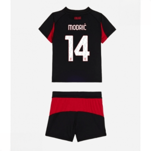 Echipament fotbal AC Milan Luka Modric #14 Tricou Acasa 2025-26 pentru copii set