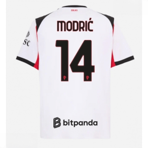 Echipament fotbal AC Milan Luka Modric #14 Tricou Deplasare 2025-26 pentru bărbați
