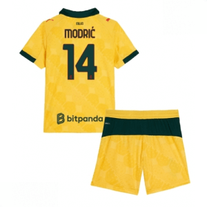 Echipament fotbal AC Milan Luka Modric #14 Tricou Treilea 2025-26 pentru copii set