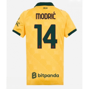 Echipament fotbal AC Milan Luka Modric #14 Tricou Treilea 2025-26 pentru femei mânecă scurtă
