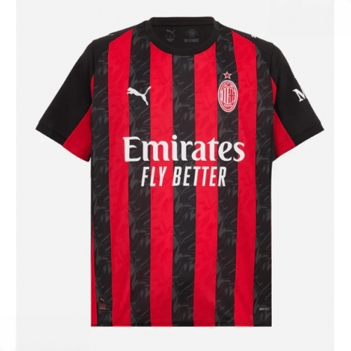Echipament fotbal AC Milan Rafael Leao #10 Tricou Acasa 2025-26 pentru bărbați 2 Echipament fotbal AC Milan Rafael Leao #10 Tricou Acasa 2025-26 pentru bărbați - imagine 2
