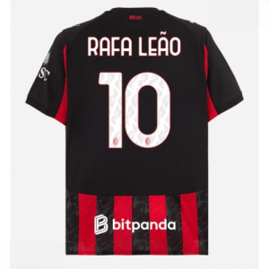 Echipament fotbal AC Milan Rafael Leao #10 Tricou Acasa 2025-26 pentru bărbați