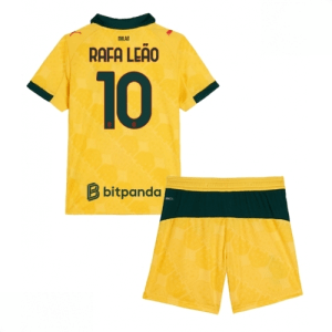 Echipament fotbal AC Milan Rafael Leao #10 Tricou Treilea 2025-26 pentru copii set