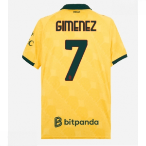 Echipament fotbal AC Milan Santiago Gimenez #7 Tricou Treilea 2025-26 pentru bărbați