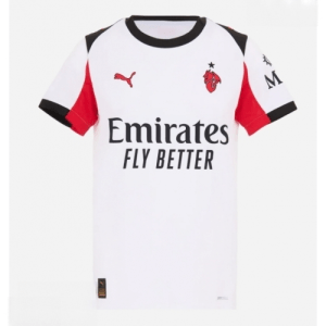 AC Milan Tricou Deplasare 2025-26 pentru femei mânecă scurtă