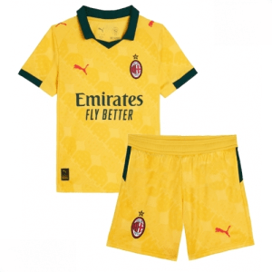 Echipament fotbal AC Milan Tricou Treilea 2025-26 pentru copii set