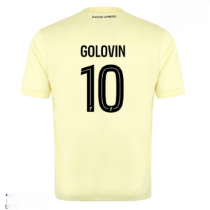 Echipament fotbal AS Monaco Aleksandr Golovin #10 Tricou Treilea 2025-26 pentru bărbați
