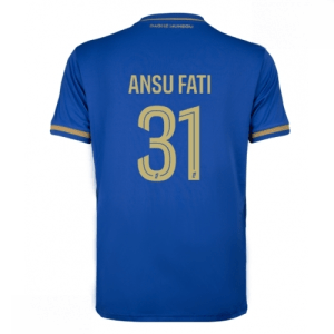 Echipament fotbal AS Monaco Ansu Fati #31 Tricou Deplasare 2025-26 pentru bărbați