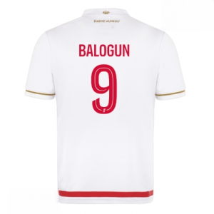 Echipament fotbal AS Monaco Folarin Balogun #9 Tricou Acasa 2025-26 pentru bărbați