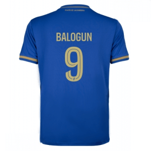 Echipament fotbal AS Monaco Folarin Balogun #9 Tricou Deplasare 2025-26 pentru bărbați
