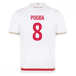 Echipament fotbal AS Monaco Paul Pogba #8 Tricou Acasa 2025-26 pentru bărbați