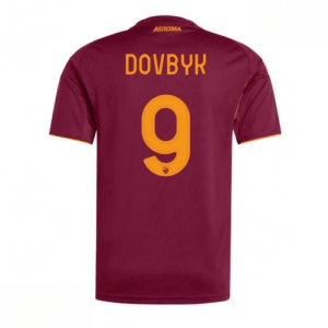 Echipament fotbal AS Roma Artem Dovbyk #9 Tricou Acasa 2025-26 pentru bărbați