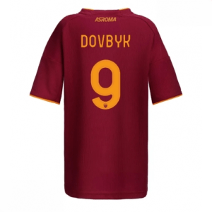 Echipament fotbal AS Roma Artem Dovbyk #9 Tricou Acasa 2025-26 pentru femei mânecă scurtă