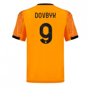 Echipament fotbal AS Roma Artem Dovbyk #9 Tricou Deplasare 2025-26 pentru bărbați