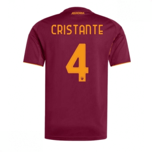 Echipament fotbal AS Roma Bryan Cristante #4 Tricou Acasa 2025-26 pentru bărbați