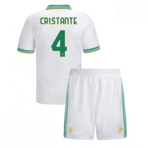 Echipament fotbal AS Roma Bryan Cristante #4 Tricou Treilea 2025-26 pentru copii tricou și pantaloni