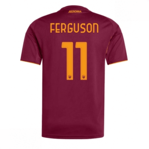 Echipament fotbal AS Roma Evan Ferguson #11 Tricou Acasa 2025-26 pentru bărbați