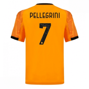 Echipament fotbal AS Roma Lorenzo Pellegrini #7 Tricou Deplasare 2025-26 pentru bărbați