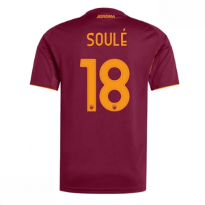 Echipament fotbal AS Roma Matias Soule #18 Tricou Acasa 2025-26 pentru bărbați