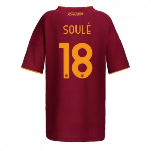 Echipament fotbal AS Roma Matias Soule #18 Tricou Acasa 2025-26 pentru femei mânecă scurtă