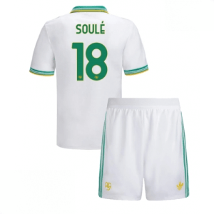 Echipament fotbal AS Roma Matias Soule #18 Tricou Treilea 2025-26 pentru copii tricou și pantaloni