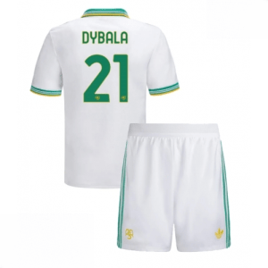 Echipament fotbal AS Roma Paulo Dybala #21 Tricou Treilea 2025-26 pentru copii tricou și pantaloni