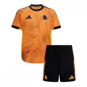 Echipament fotbal AS Roma Tricou Deplasare 2025-26 pentru copii tricou și pantaloni