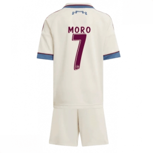 Echipament fotbal Ajax Raul Moro #7 Tricou Treilea 2025-26 pentru copii tricou și pantaloni