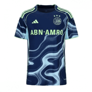Echipament fotbal Ajax Tricou Deplasare 2025-26 pentru femei mânecă scurtă