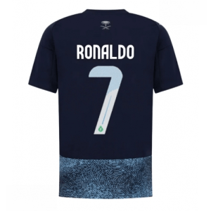 Echipament fotbal Al-Nassr Cristiano Ronaldo #7 Tricou Deplasare 2025-26 pentru bărbați