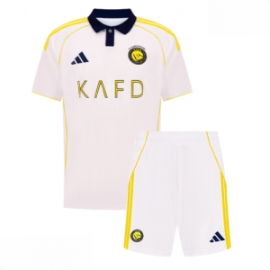 Echipament fotbal Al-Nassr Tricou Treilea 2025-26 pentru copii tricou și pantaloni