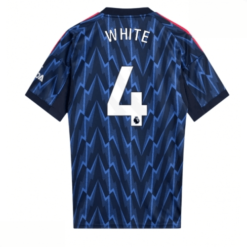 Echipament fotbal Arsenal Ben White #4 Tricou Deplasare 2025-26 pentru bărbați 1 Echipament fotbal Arsenal Ben White #4 Tricou Deplasare 2025-26 pentru bărbați