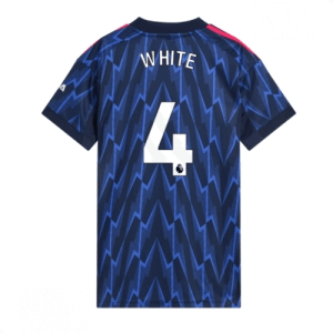 Echipament fotbal Arsenal Ben White #4 Tricou Deplasare 2025-26 pentru femei mânecă scurtă