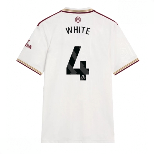 Echipament fotbal Arsenal Ben White #4 Tricou Treilea 2025-26 pentru bărbați 1 Echipament fotbal Arsenal Ben White #4 Tricou Treilea 2025-26 pentru bărbați