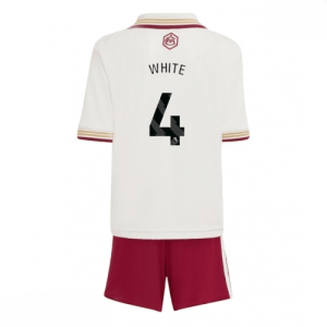 Echipament fotbal Arsenal Ben White #4 Tricou Treilea 2025-26 pentru copii + pantaloni scurți