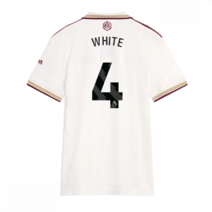 Echipament fotbal Arsenal Ben White #4 Tricou Treilea 2025-26 pentru femei mânecă scurtă