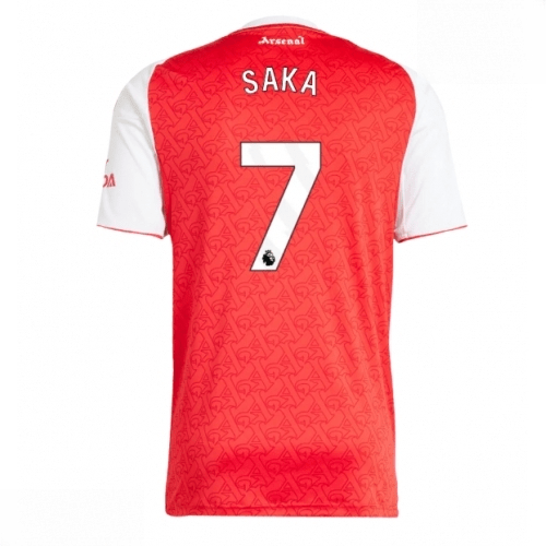 Echipament fotbal Arsenal Bukayo Saka #7 Tricou Acasa 2025-26 pentru bărbați 1 Echipament fotbal Arsenal Bukayo Saka #7 Tricou Acasa 2025-26 pentru bărbați