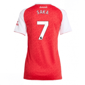 Echipament fotbal Arsenal Bukayo Saka #7 Tricou Acasa 2025-26 pentru femei mânecă scurtă