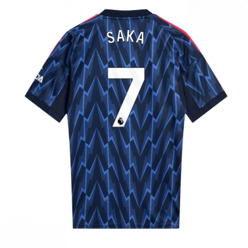 Echipament fotbal Arsenal Bukayo Saka #7 Tricou Deplasare 2025-26 pentru bărbați 1 Echipament fotbal Arsenal Bukayo Saka #7 Tricou Deplasare 2025-26 pentru bărbați