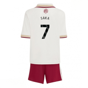 Echipament fotbal Arsenal Bukayo Saka #7 Tricou Treilea 2025-26 pentru copii + pantaloni scurți