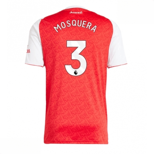 Echipament fotbal Arsenal Cristhian Mosquera #3 Tricou Acasa 2025-26 pentru bărbați 1 Echipament fotbal Arsenal Cristhian Mosquera #3 Tricou Acasa 2025-26 pentru bărbați
