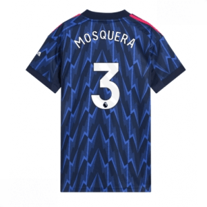 Echipament fotbal Arsenal Cristhian Mosquera #3 Tricou Deplasare 2025-26 pentru femei mânecă scurtă