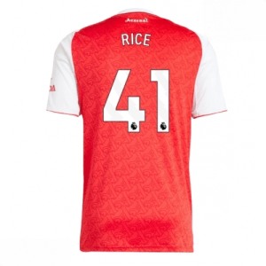 Echipament fotbal Arsenal Declan Rice #41 Tricou Acasa 2025-26 pentru bărbați