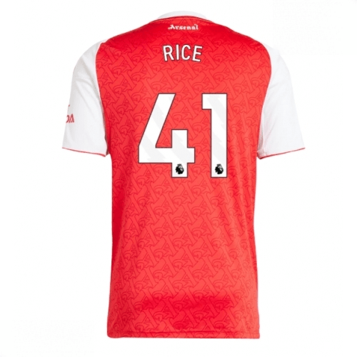 Echipament fotbal Arsenal Declan Rice #41 Tricou Acasa 2025-26 pentru bărbați 1 Echipament fotbal Arsenal Declan Rice #41 Tricou Acasa 2025-26 pentru bărbați